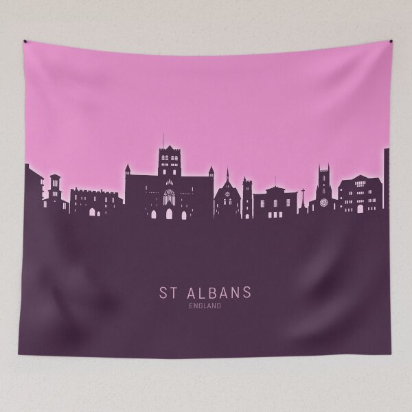 Item preview, St Albans England Skyline designed and sold by ArtPrints.