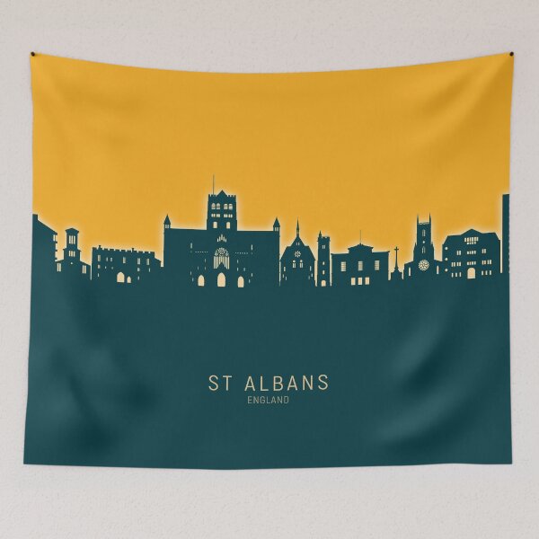 Item preview, St Albans England Skyline designed and sold by ArtPrints.