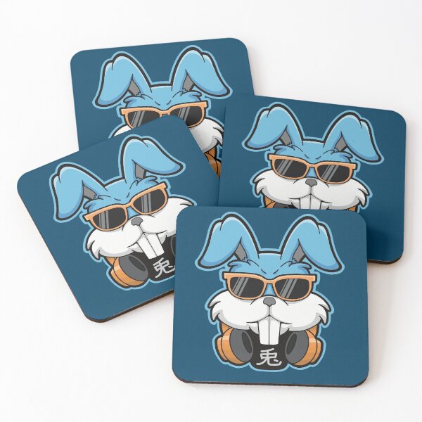 Item preview, Cool bunny with glasses designed and sold by Budiaryawan.