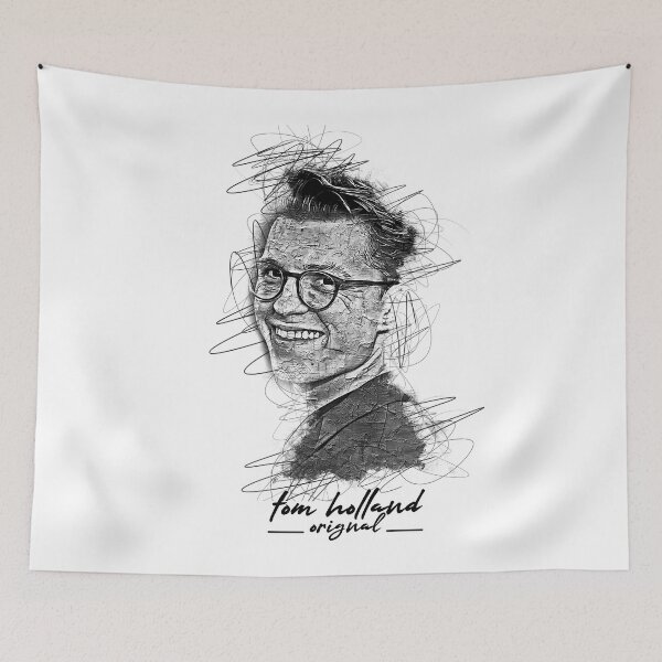 Item preview, Tom Holland Abstract Sketch Art designed and sold by graphic-genie.
