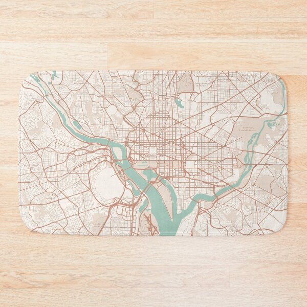 Item preview, Washington, D.C., USA Map (Theme 2) designed and sold by Mapnify.