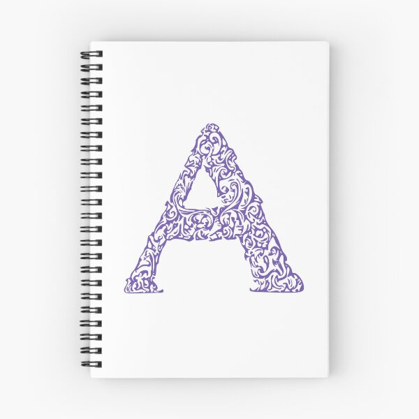 Item preview, Purple Monogram - Letter "A" designed and sold by RoamingRabbit.