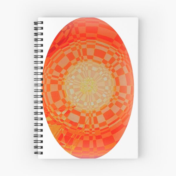 Item preview, Fibonacci Orange Splash, oval design designed and sold by carolynannwatso.