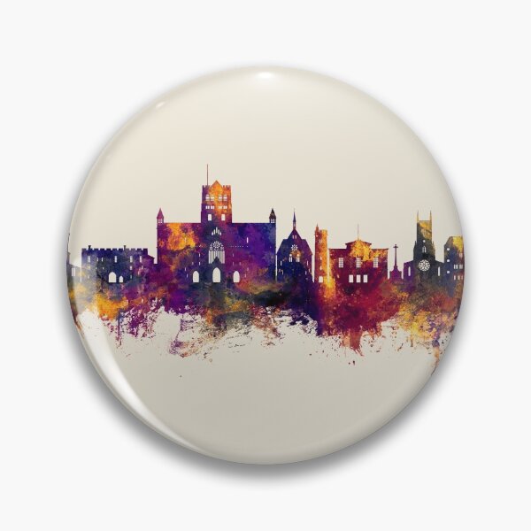Item preview, St Albans England Skyline designed and sold by ArtPrints.