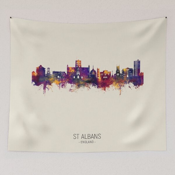 Item preview, St Albans England Skyline designed and sold by ArtPrints.