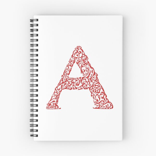 Item preview, Red Monogram - Letter "A" designed and sold by RoamingRabbit.