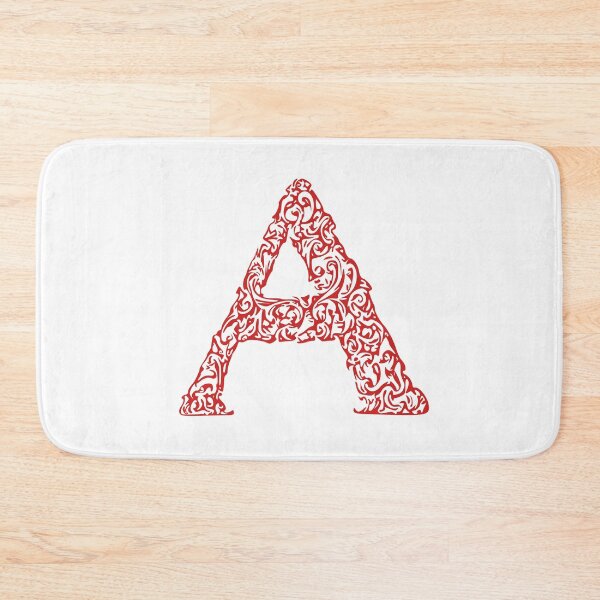 Item preview, Red Monogram - Letter "A" designed and sold by RoamingRabbit.