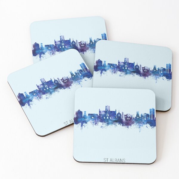 Item preview, St Albans England Skyline designed and sold by ArtPrints.