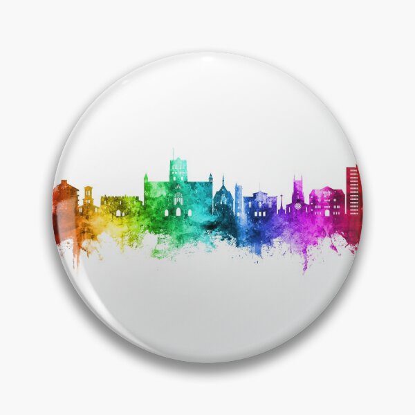 Item preview, St Albans England Skyline designed and sold by ArtPrints.