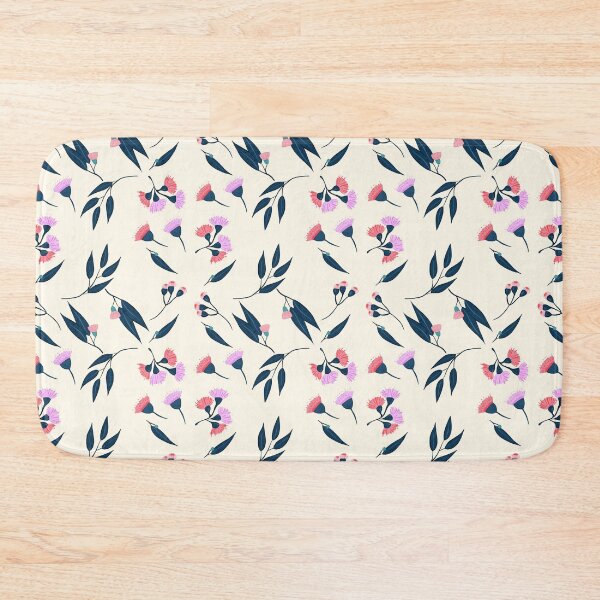 Item preview, Pink And Purple Flowers Pattern - off white designed and sold by Sajuade.
