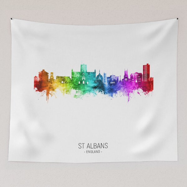 Item preview, St Albans England Skyline designed and sold by ArtPrints.