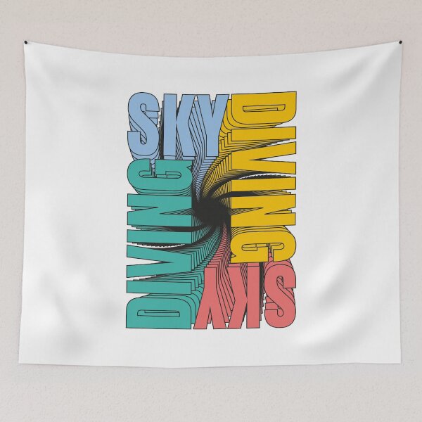 Item preview, Retro skydiving designed and sold by stu-dio-art.