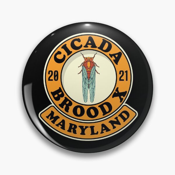 Item preview, Cicada Brood X 2021 Maryland Cicada Hatch designed and sold by Huhnerdieb Apparel.