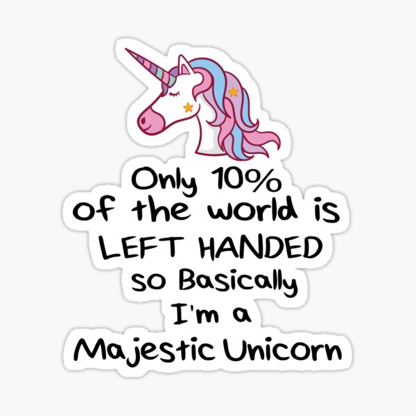 Funny Left-handed Majestic Unicorn Lovers Gift Funny Left-handed Majestic Unicorn Lovers Gift