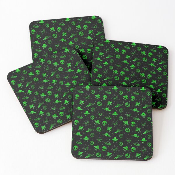 Item preview, Aliens and UFOs Pattern designed and sold by Studio Vickn.