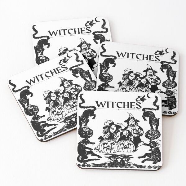 Item preview, We Are The Granddaughters Of Witches With Vintage Cats Witch Frame designed and sold by mewsis.