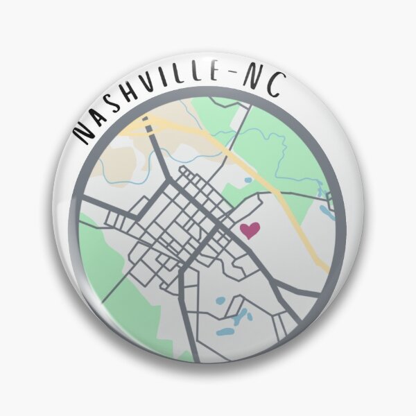 Item preview, Nashville NC designed and sold by TheLuckyThumb.