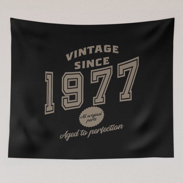 Item preview, Vintage Since 1977 All original parts birthday gift design designed and sold by rodmendonca.