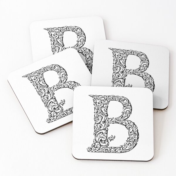 Item preview, Black Monogram - Letter "B" designed and sold by RoamingRabbit.