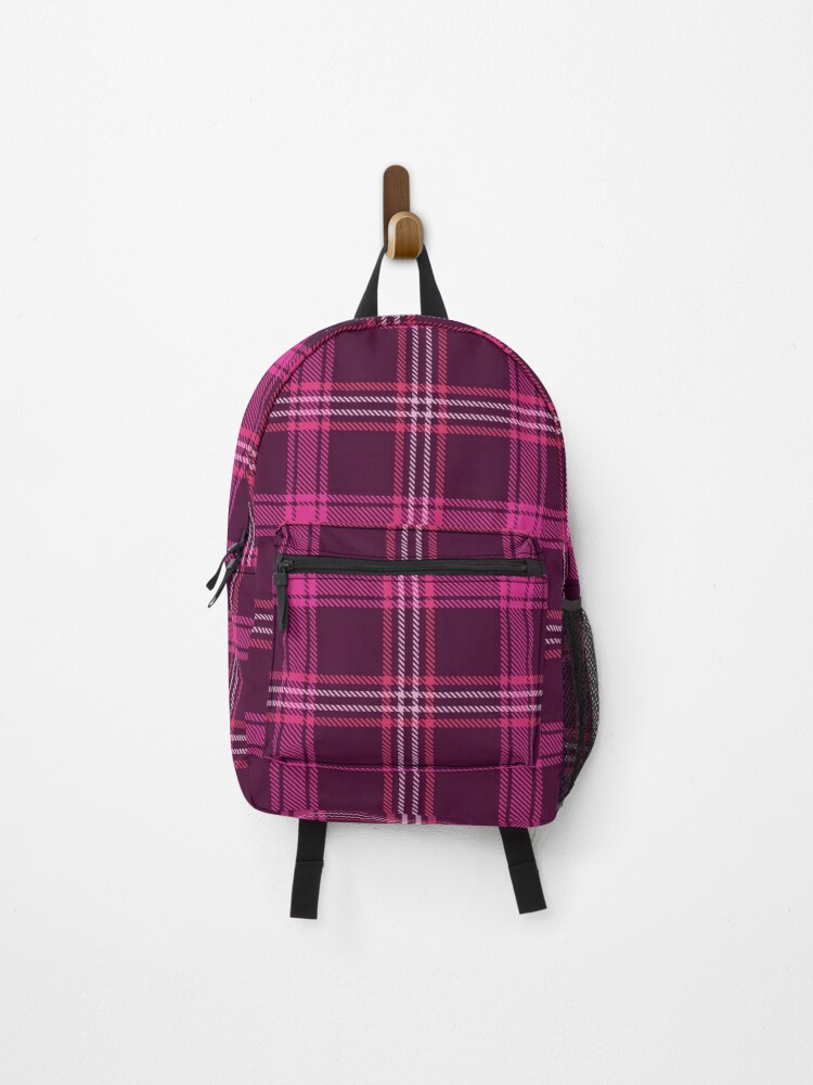 Glen plaid cheap backpack