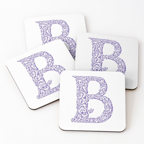 Item preview, Purple Monogram - Letter "B" designed and sold by RoamingRabbit.