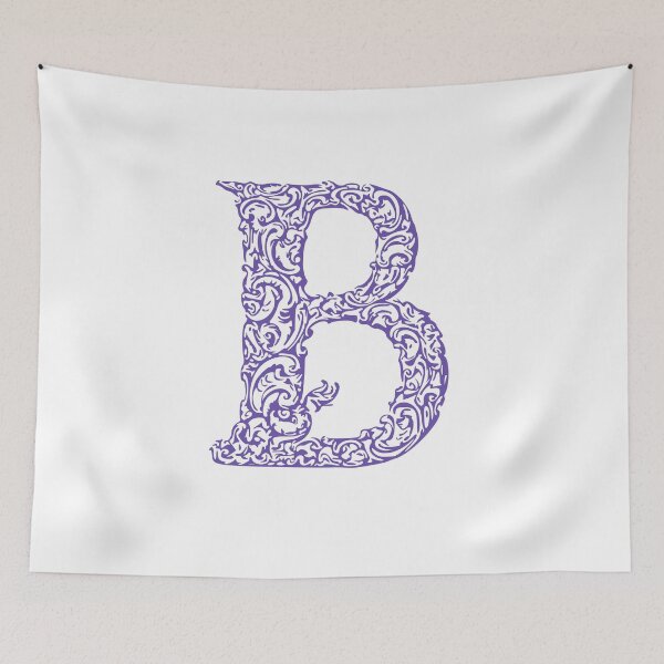 Item preview, Purple Monogram - Letter "B" designed and sold by RoamingRabbit.