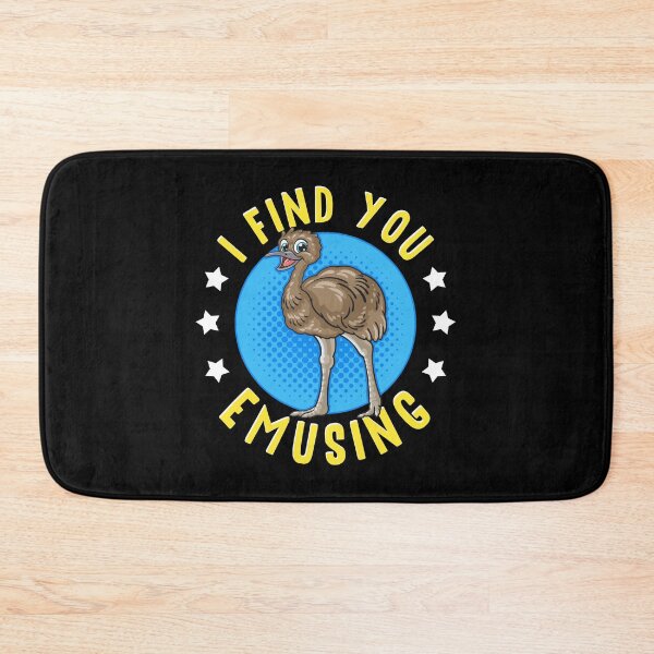 Item preview, Cute I Find You Emusing Funny Amusing Emu Pun designed and sold by perfectpresents.