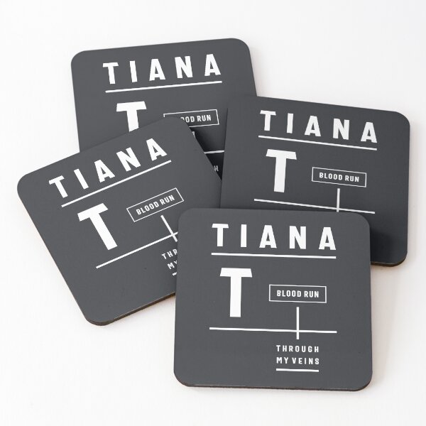 Item preview, Tiana Personalized Name Birthday Gift designed and sold by cidolopez.
