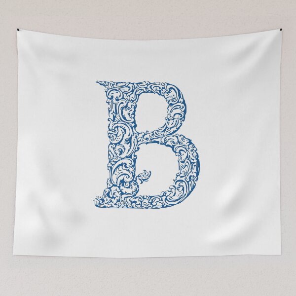 Item preview, Blue Monogram - Letter "B" designed and sold by RoamingRabbit.