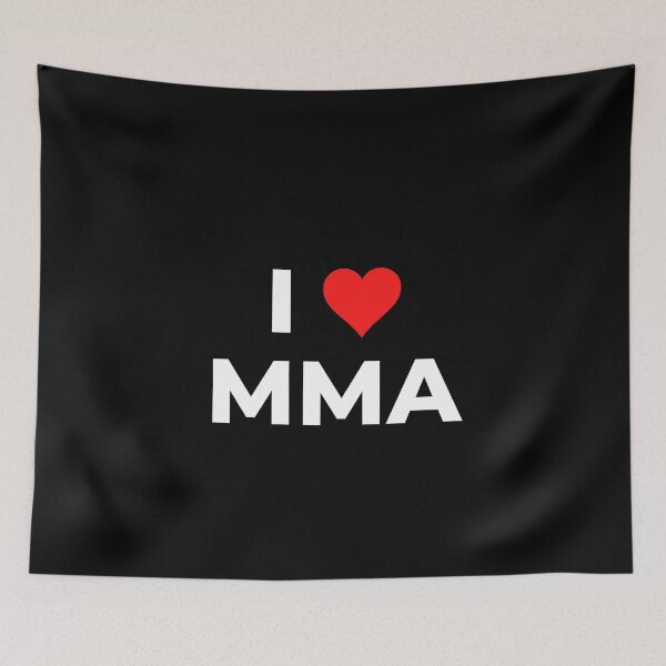Item preview, I Love MMA designed and sold by HobbyRoost.