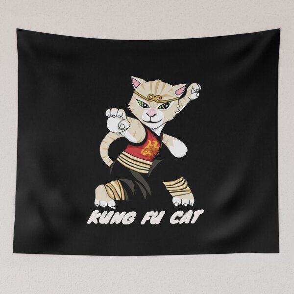 Item preview, Kungfu Cat designed and sold by Maxartdesigns.