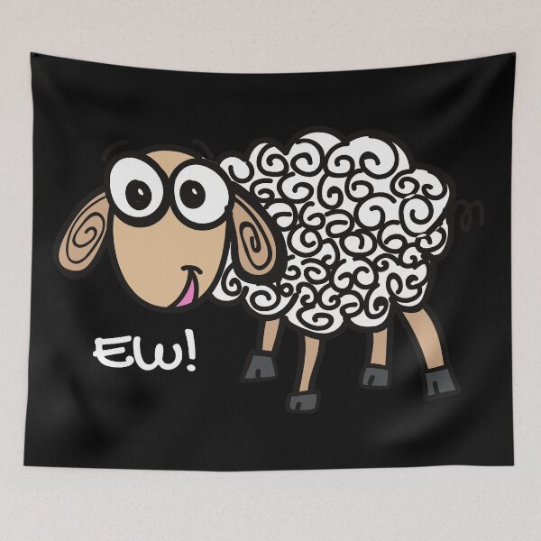 Item preview, Ew! Funny farm pun, sheep pun. designed and sold by JellyBeenzz.