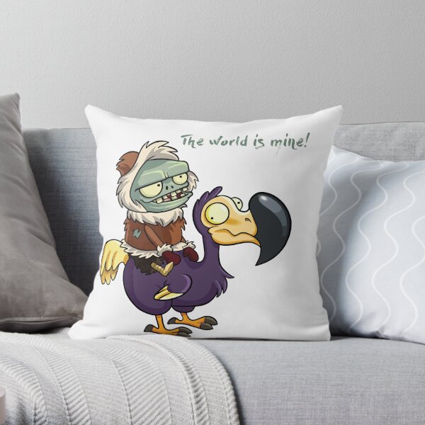 Plants vs Zombies The World Is Mine Throw Pillow