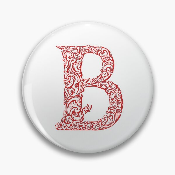Item preview, Red Monogram - Letter "B" designed and sold by RoamingRabbit.