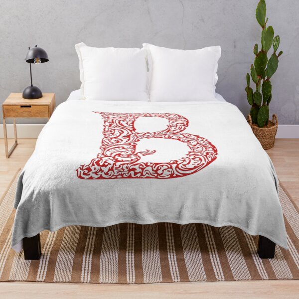 Item preview, Red Monogram - Letter "B" designed and sold by RoamingRabbit.