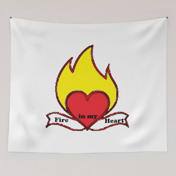 Item preview, Fire in my Heart designed and sold by The best online style shop.