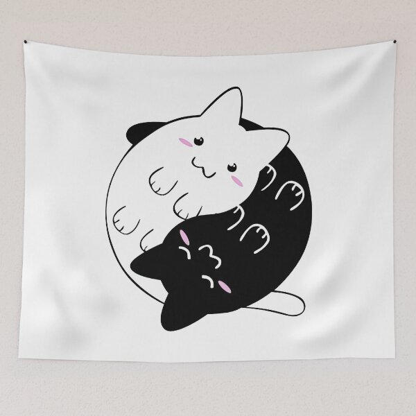 Item preview, Yin Yang Cats designed and sold by Maxartdesigns.