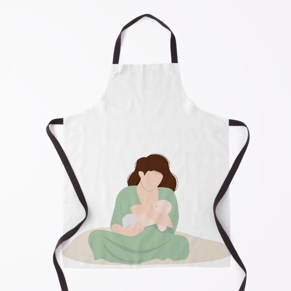 Item preview, Mother feeding a baby. Breastfeeding illustration designed and sold by Eshka.