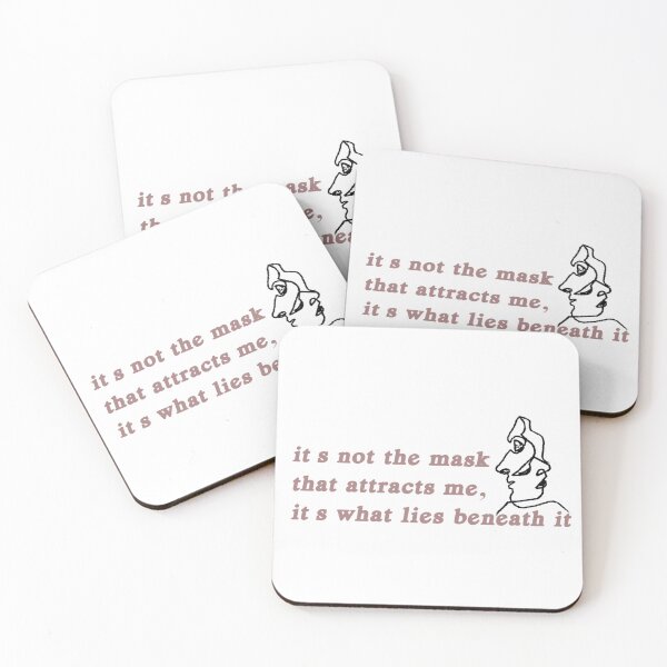 Item preview, it's not the mask that attracts me, it's what lies beneath it quote designed and sold by themagnificers.