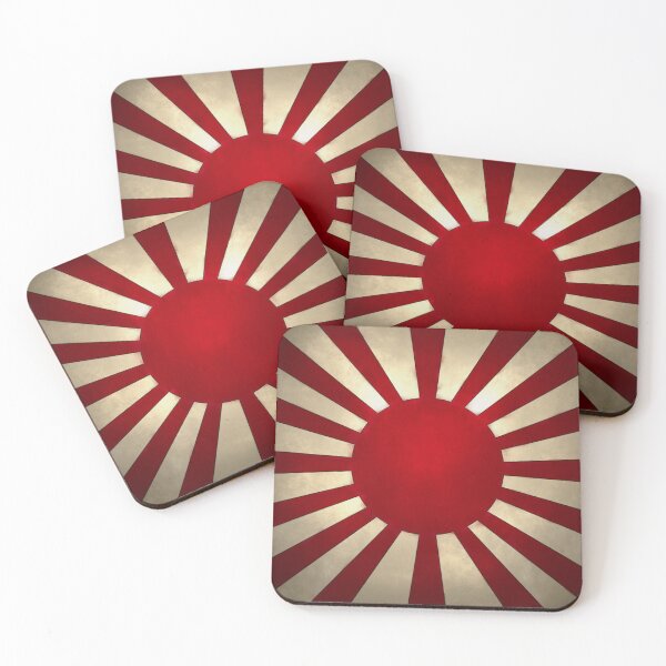 Item preview, Weathered Imperial Japan Flag - Rising Sun designed and sold by SolarCross.