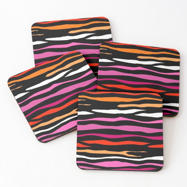 Item preview, Orange - Magenta Lines  Stripes designed and sold by Timegraf.