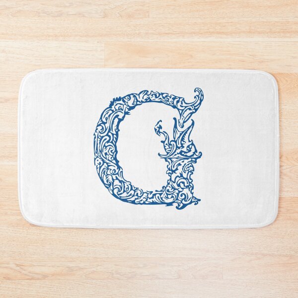 Item preview, Blue Monogram - Letter "G" designed and sold by RoamingRabbit.