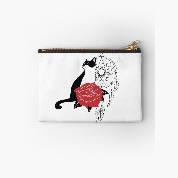 Item preview, Cat, Dreamcatcher and Red Rose designed and sold by Pookko17Design.