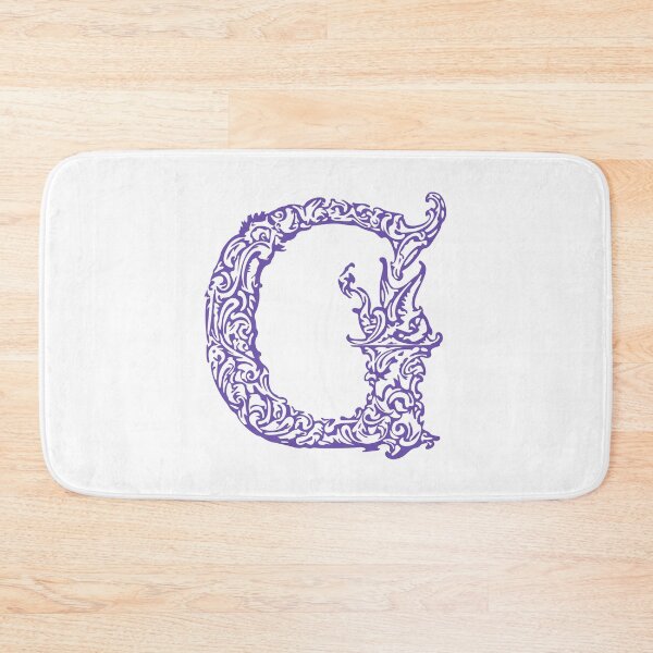 Item preview, Purple Monogram - Letter "G" designed and sold by RoamingRabbit.