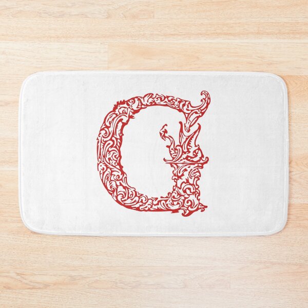 Item preview, Red Monogram - Letter "G" designed and sold by RoamingRabbit.
