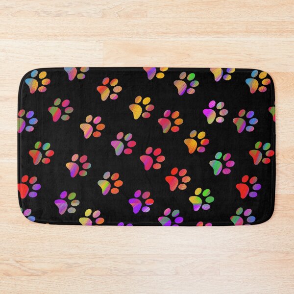 Item preview, Candy Rainbow Paw Prints  designed and sold by FaithAndForest.