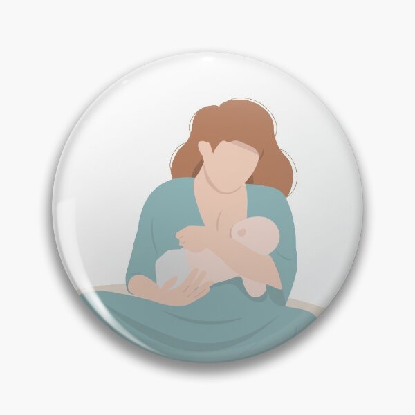 Item preview, Mother feeding a baby. Breastfeeding illustration  designed and sold by Eshka.