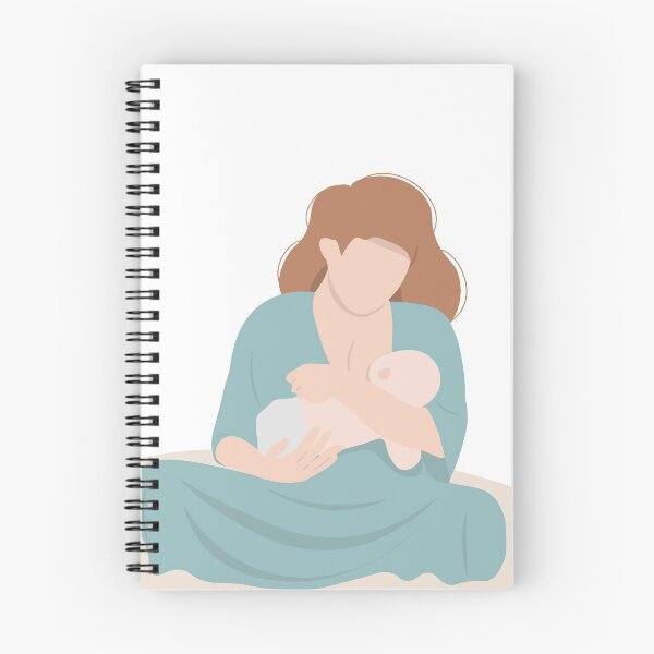 Item preview, Mother feeding a baby. Breastfeeding illustration  designed and sold by Eshka.