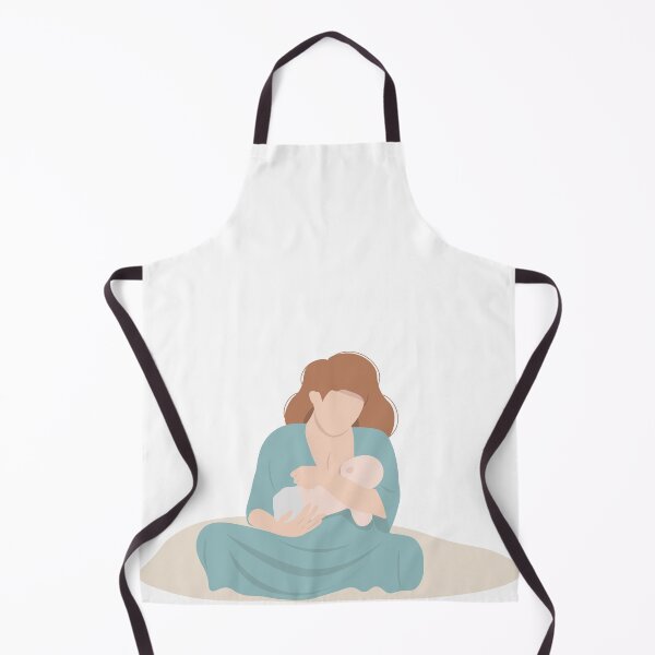 Item preview, Mother feeding a baby. Breastfeeding illustration  designed and sold by Eshka.
