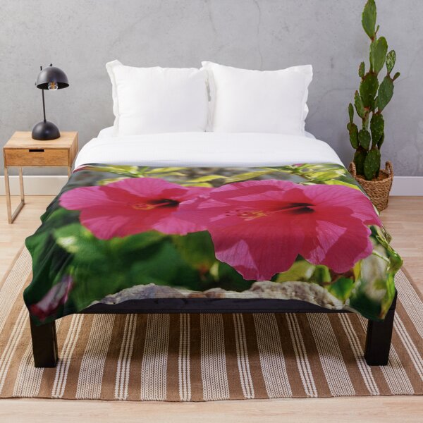 Item preview, Two pink hibiscus flowers designed and sold by Ninaeva.